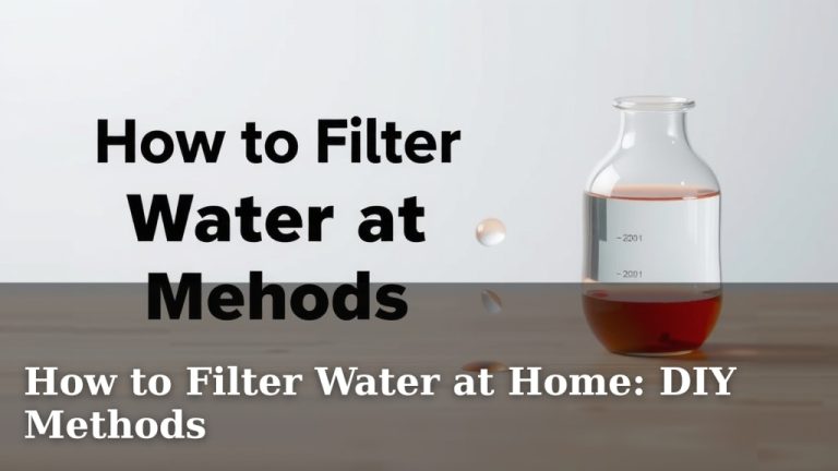 How to Filter Water at Home: DIY Methods